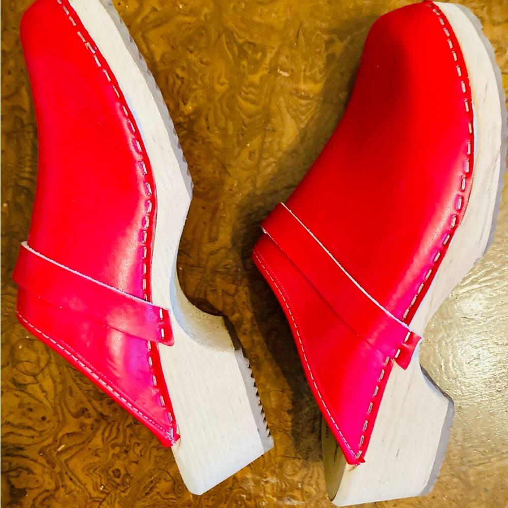 Lotta from Stockholm Clogs, Red Size 41